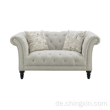 Stoff-Sofa Sets 2-Sitzer-Wohnzimmer-Sofa-Möbel